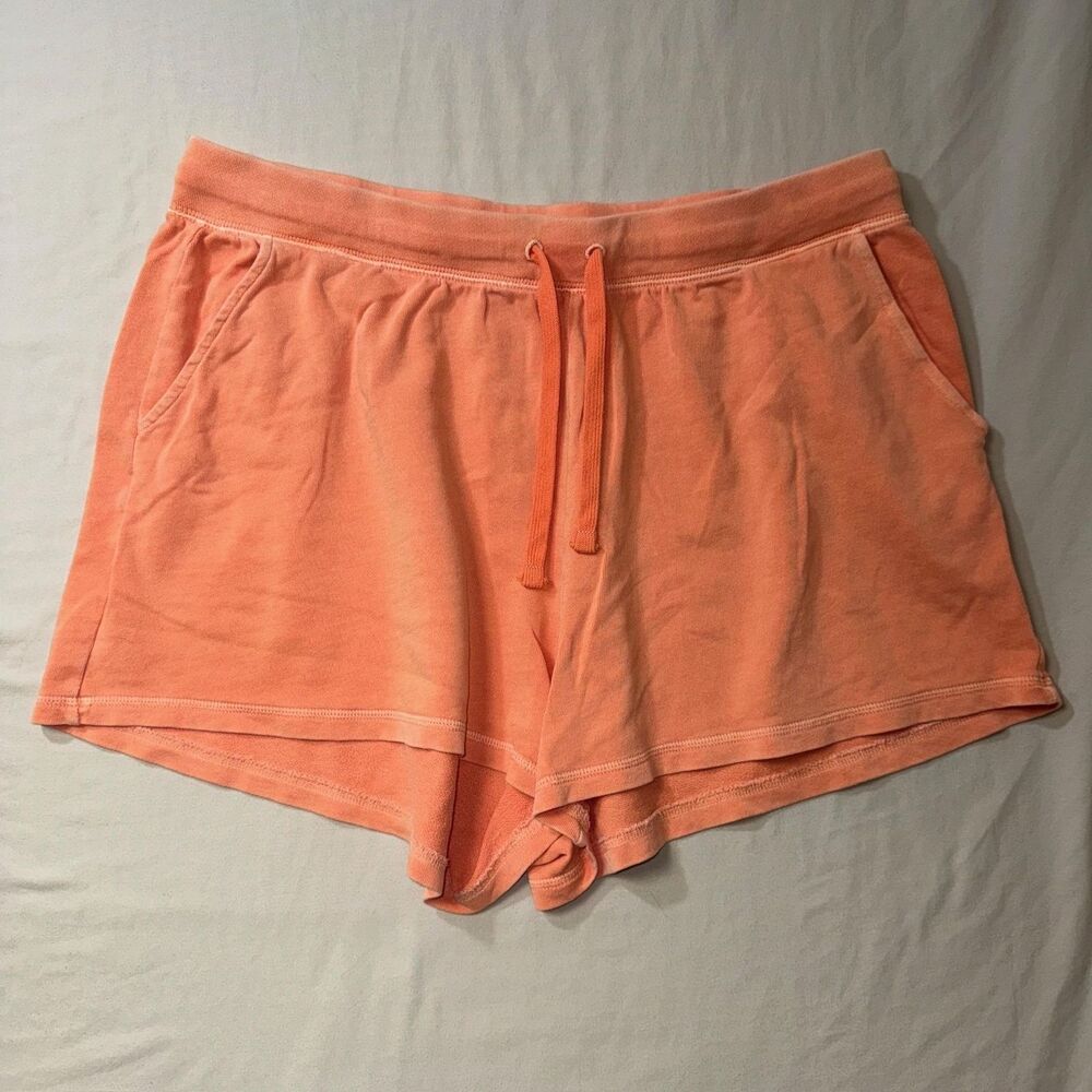 Old Navy Shorts Women's XL Peach Orange Casual Summer Pull On Cotton Comfortable